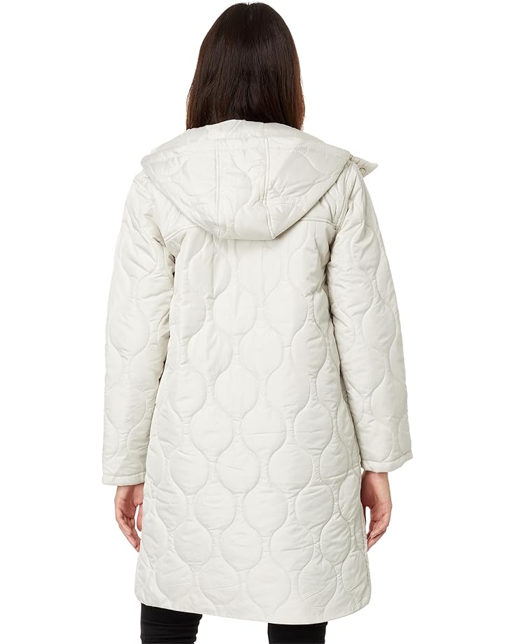 Куртка U.S. POLO ASSN. Long Hooded Quilted Duster Jacket, цвет Winter Pearl