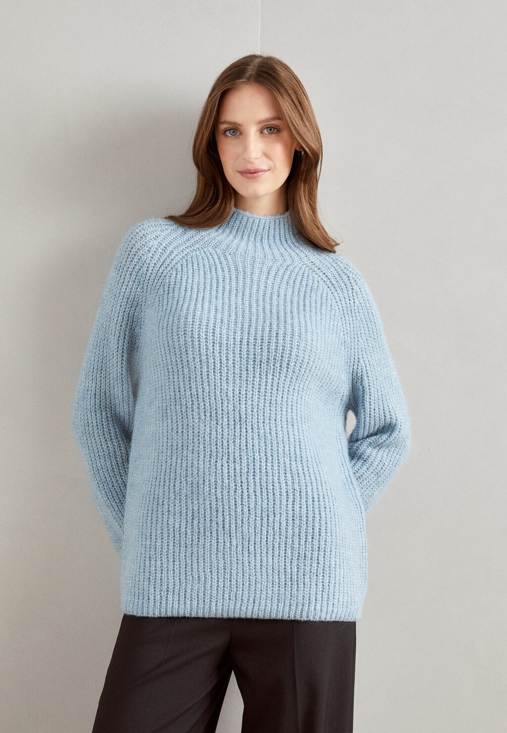 

Вязаный свитер LONGSLEEVE STAND UP COLLAR Marc O'Polo, цвет cold blue