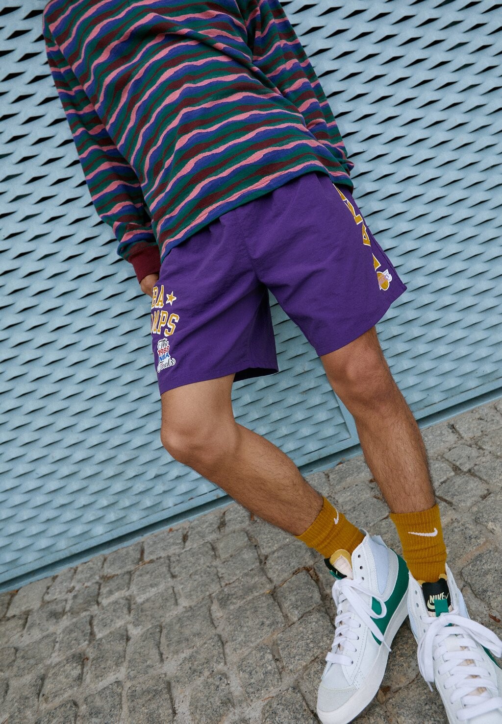 

Команда Nba Los Angeles Lakers Team Heritage Short Mitchell & Ness, фиолетовый