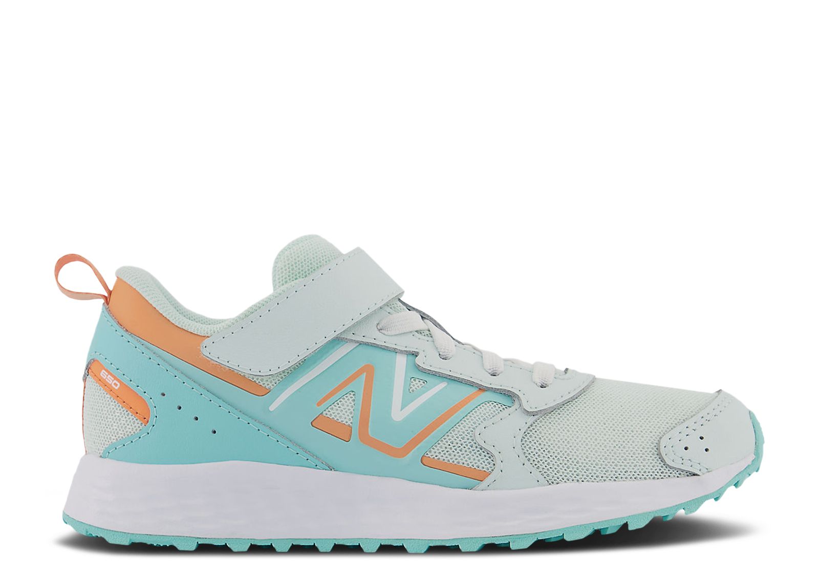 

Кроссовки New Balance Fresh Foam 650 Bungee Lace Top Strap Big Kid Wide 'Light Surf', синий