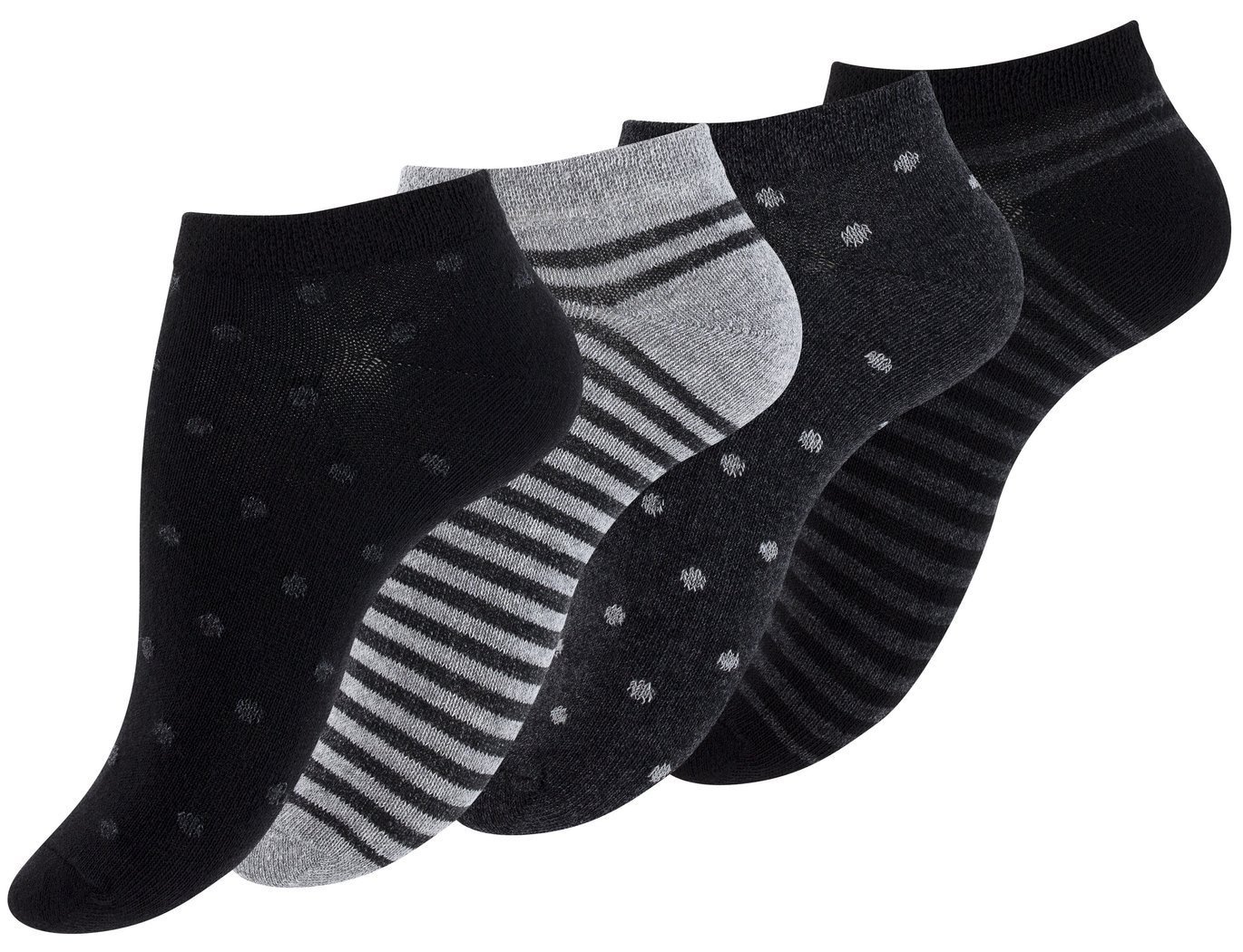 цена Носки Vincent Creation Sneaker Dot´s and Stripes 8 шт, цвет Schwarz/Grau/Anthrazit