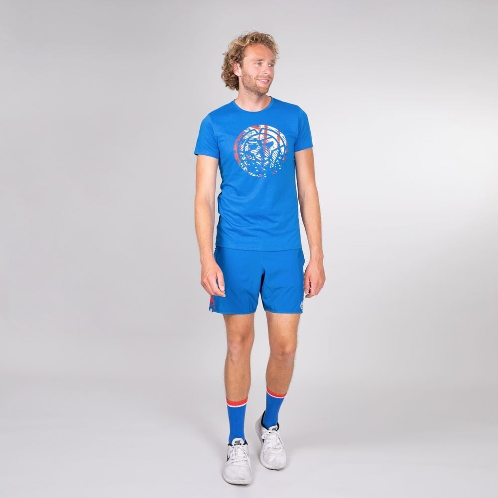 

Футболка BIDI BADU Karabo Lifestyle Tee blue, синий