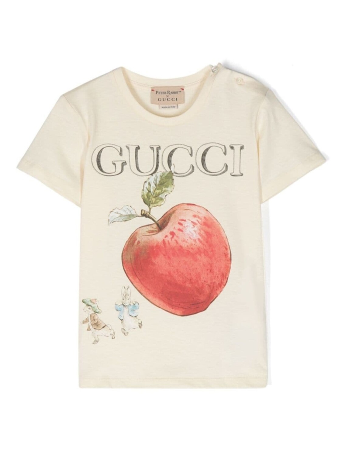 

Gucci Kids футболка с принтом из коллаборации с Peter Rabbit, желтый