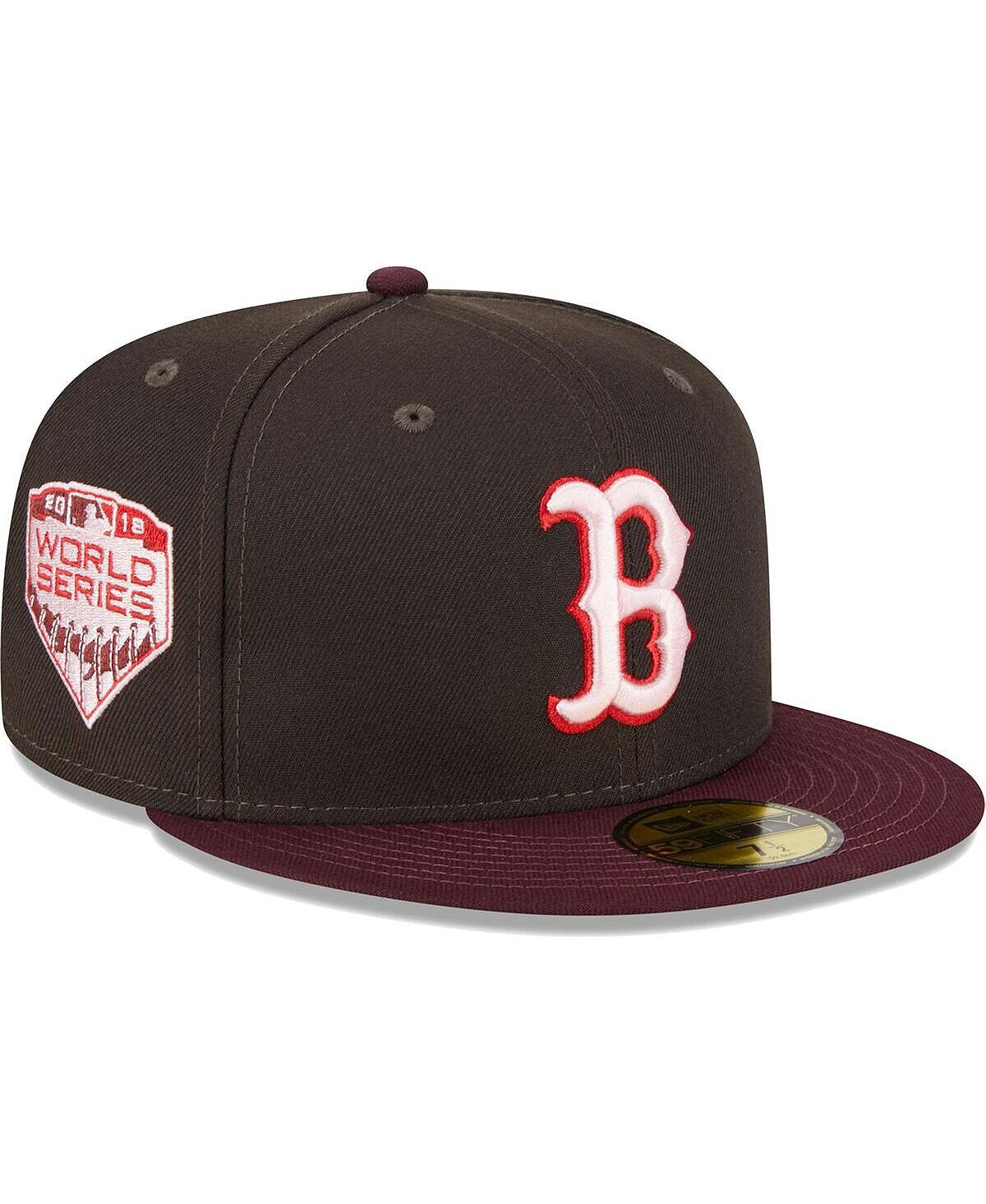 

Мужская коричнево-бордовая приталенная шляпа Boston Red Sox Chocolate Strawberry 59FIFTY New Era