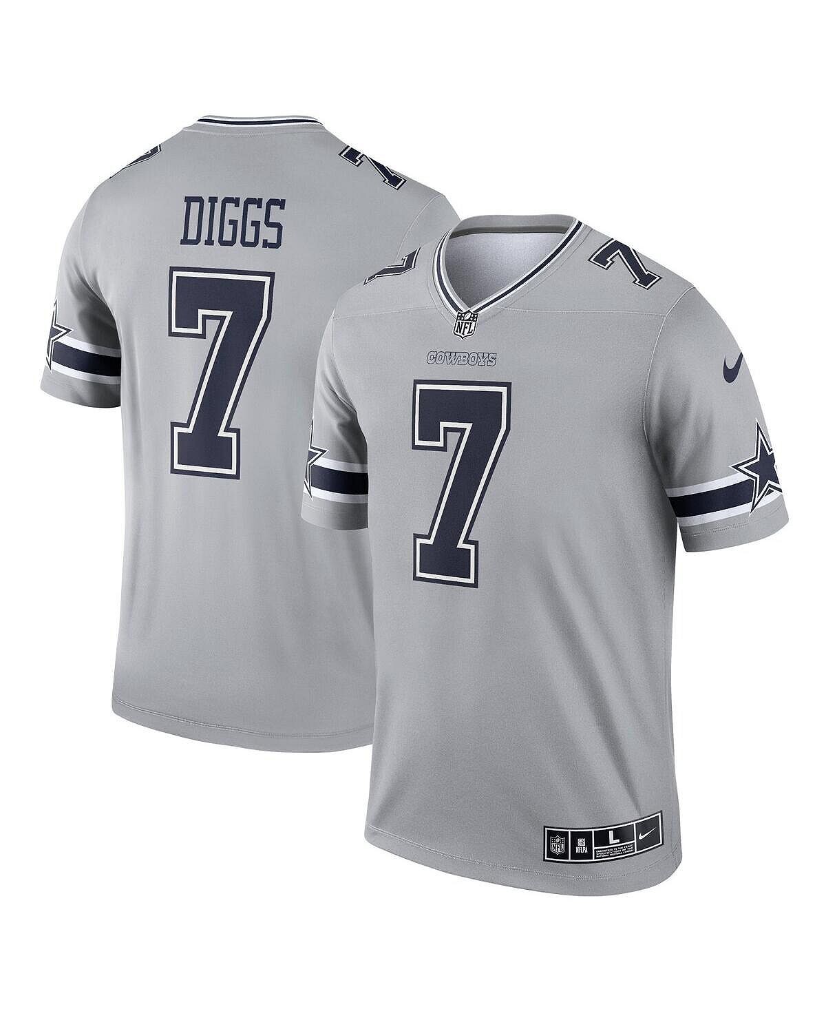 

Мужская серая майка Trevon Diggs Dallas Cowboys Inverted Legend Nike