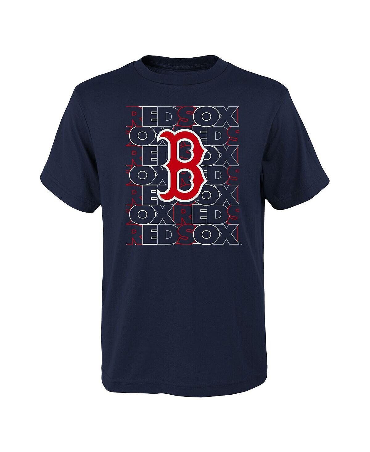 

Темно-синяя футболка Boston Red Sox Letterman для мальчиков и девочек Big Boys and Girls Outerstuff