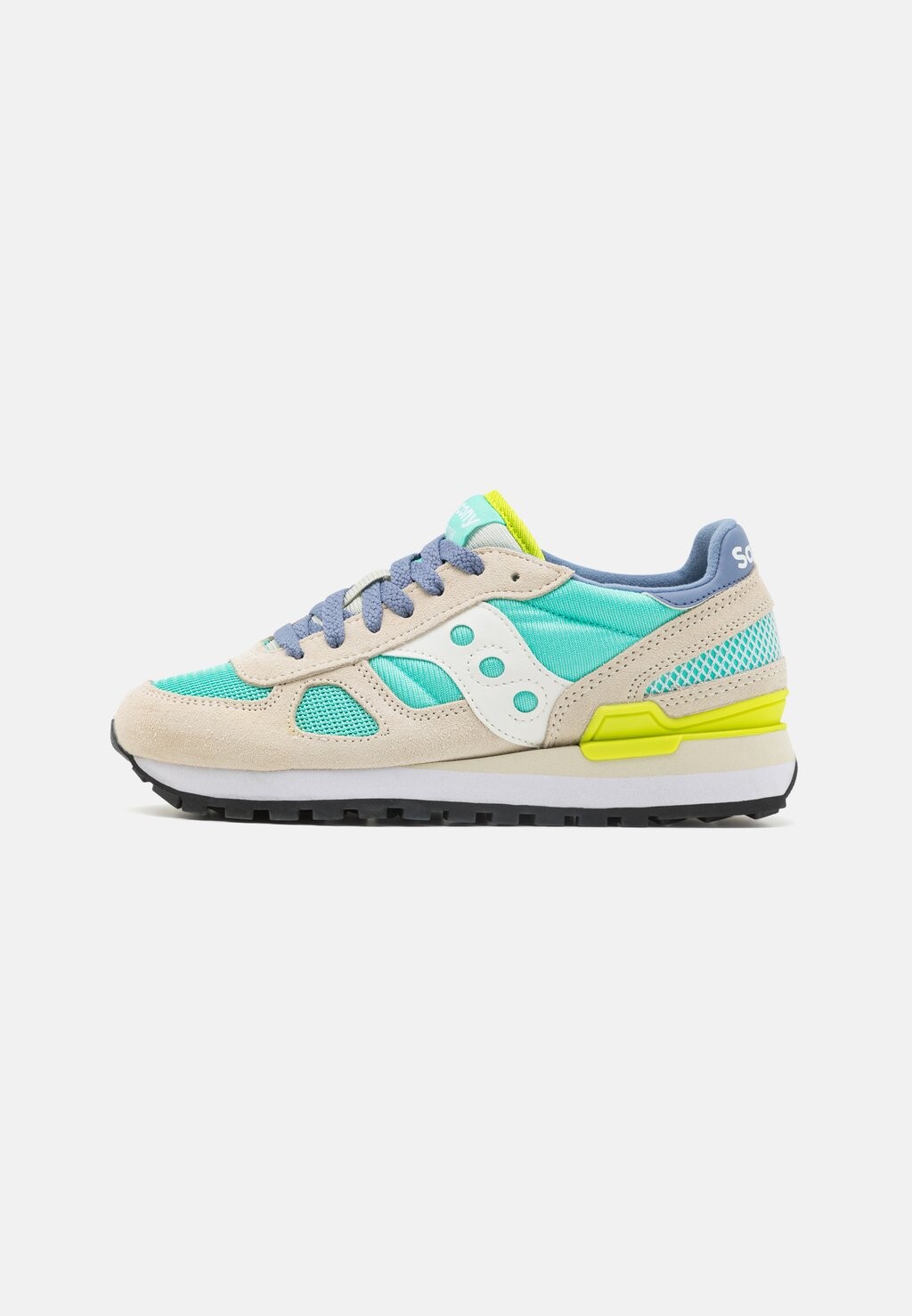 Кроссовки низкие SHADOW ORIGINAL Saucony, цвет aqua/sand кроссовки низкие shadow original saucony цвет yellow grey