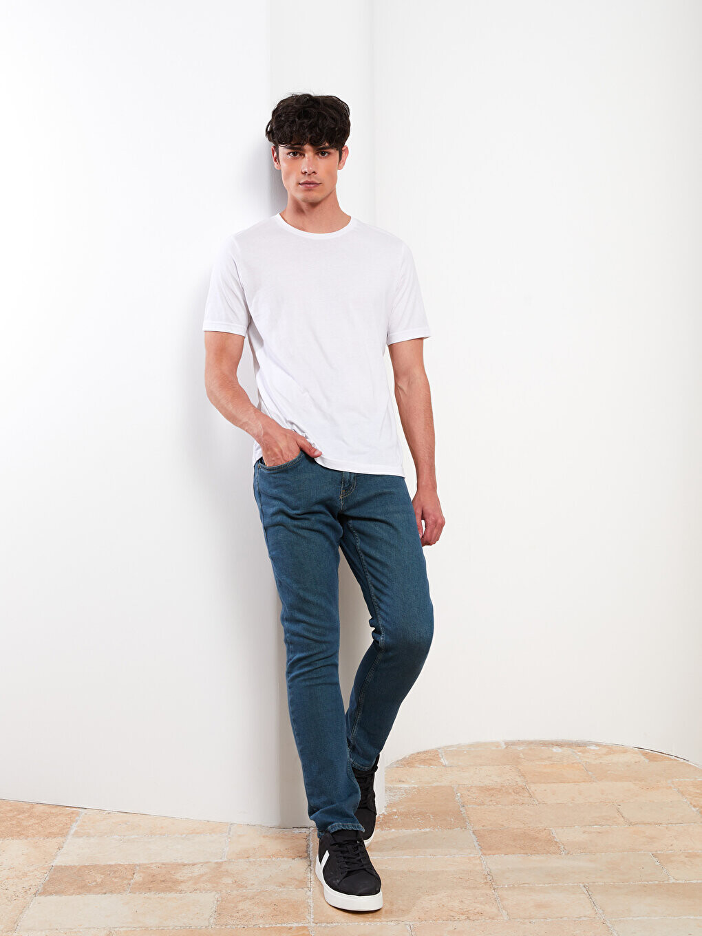 

Мужские джинсовые брюки 750 Slim Fit LCW Jeans, зеленое родео, Зеленый