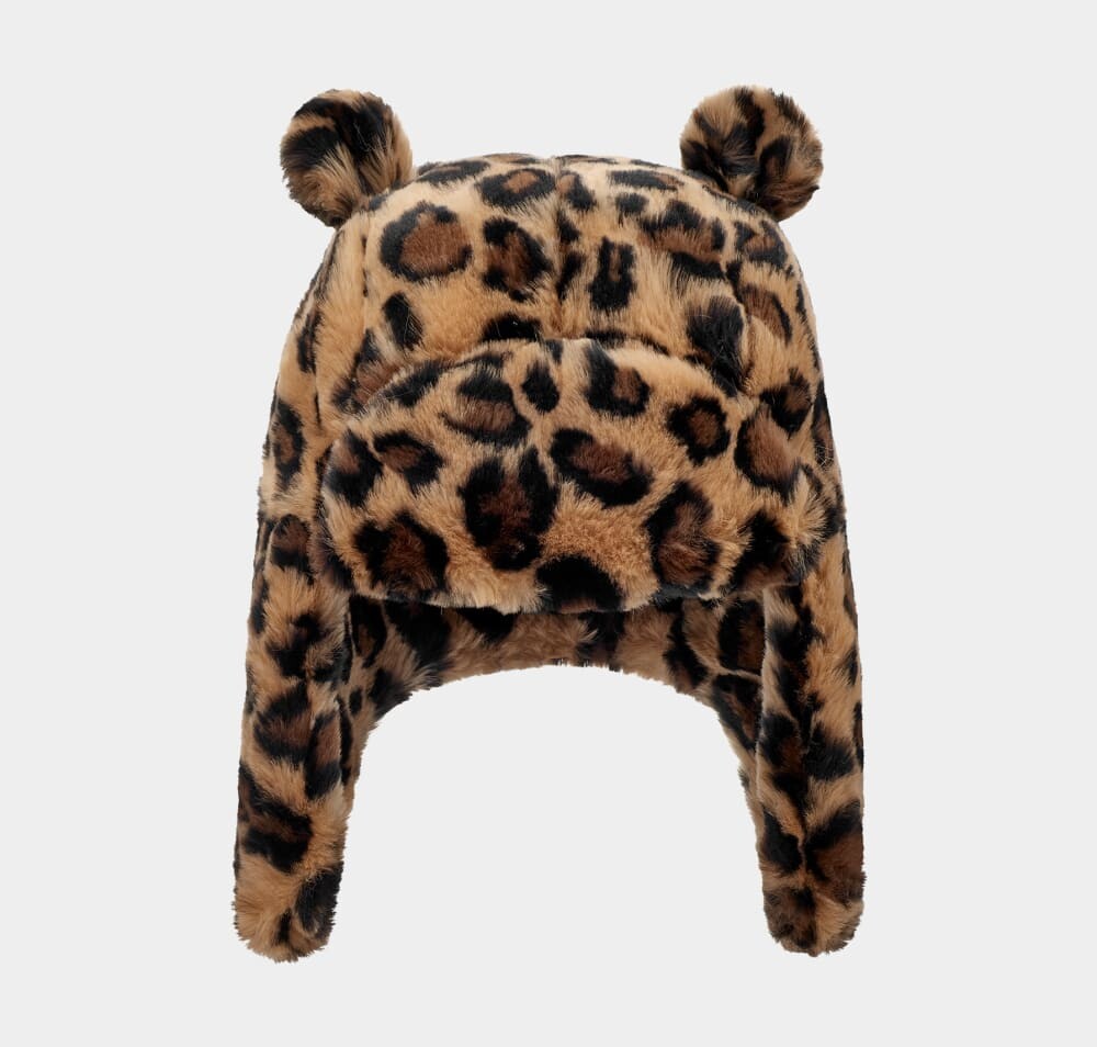 

Шапка Faux Fur Trapper With Ears UGG, оранжевый