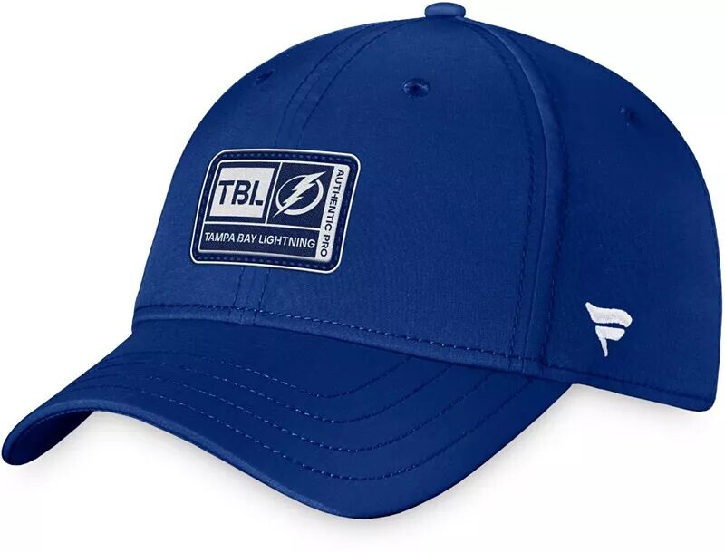 

Гибкая кепка NHL Tampa Bay Lightning 2023 Authentic Training Camp