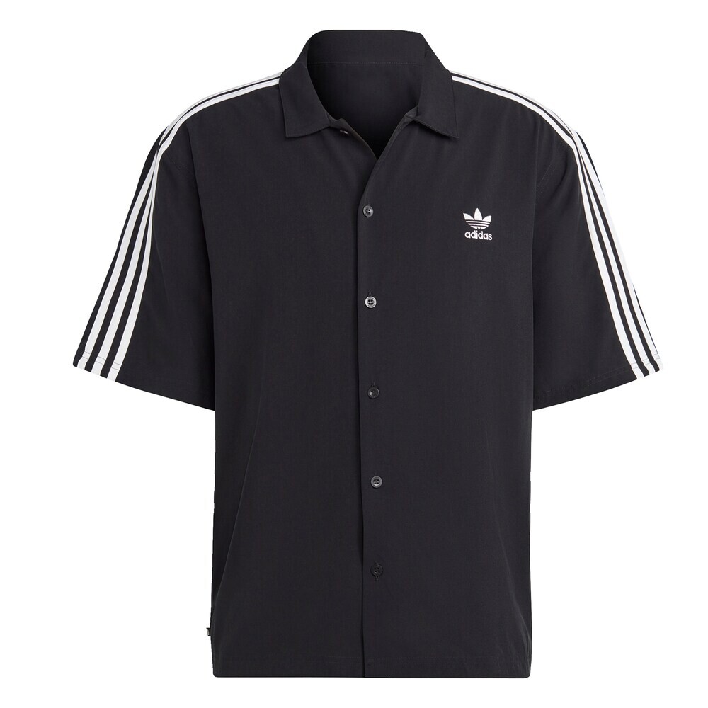 

Рубашка на пуговицах стандартного кроя Adidas Adicolor Classics, черный