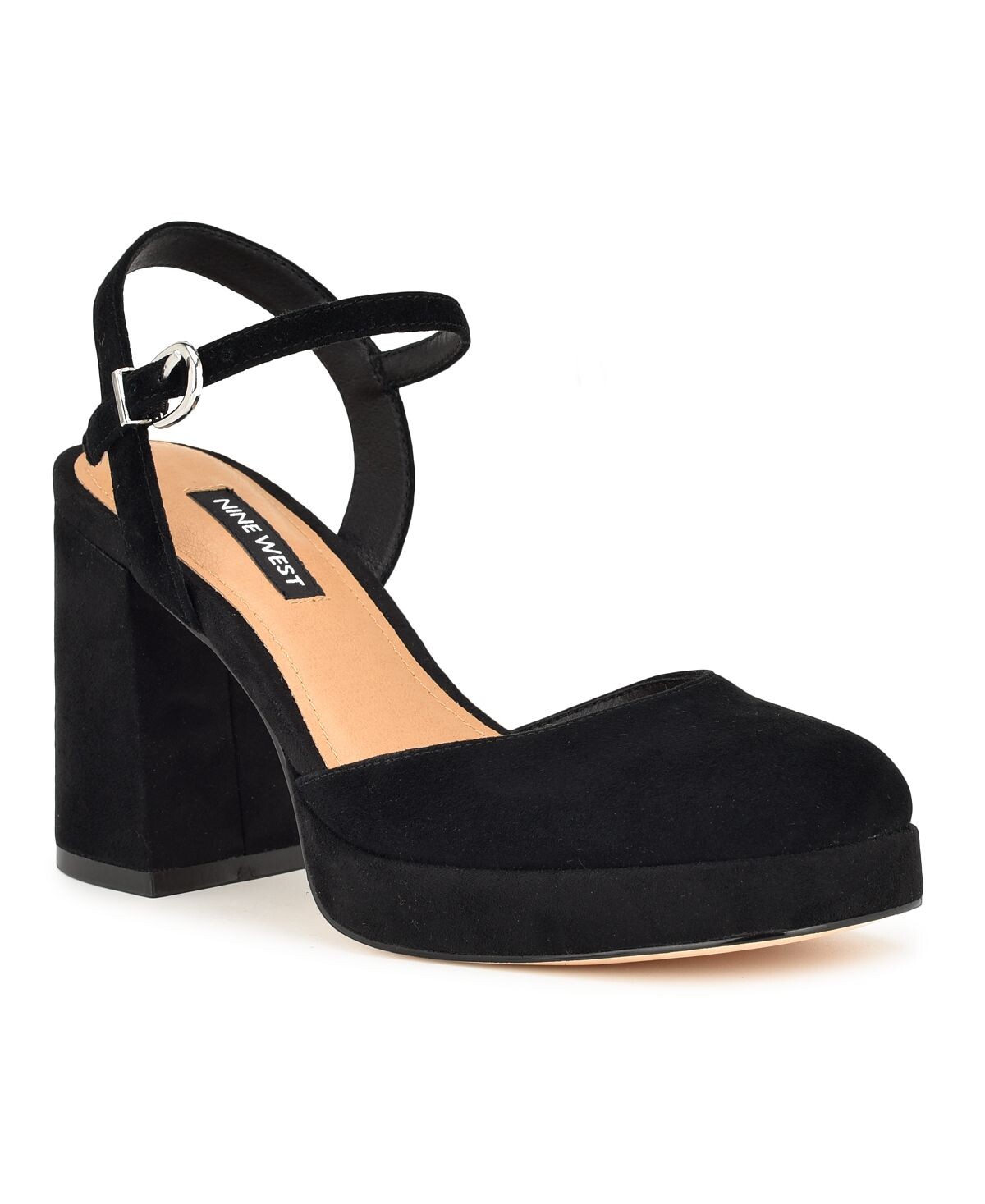 

Женские модельные туфли на блочном каблуке с ремешком на щиколотке Nine West