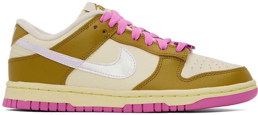 

Коричнево-бежевые кроссовки Dunk Low SE Nike, Коричневый, Коричнево-бежевые кроссовки Dunk Low SE Nike