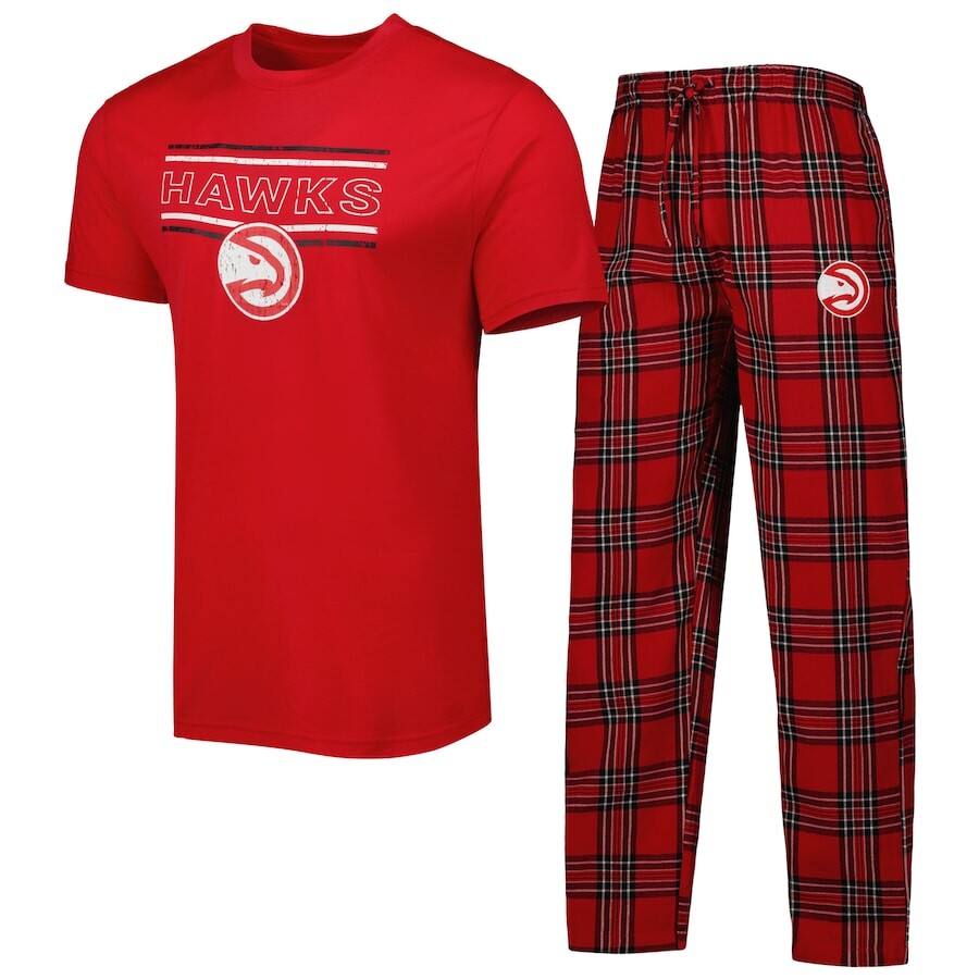 

Пижамный комплект Concepts Sport Atlanta Hawks, красный