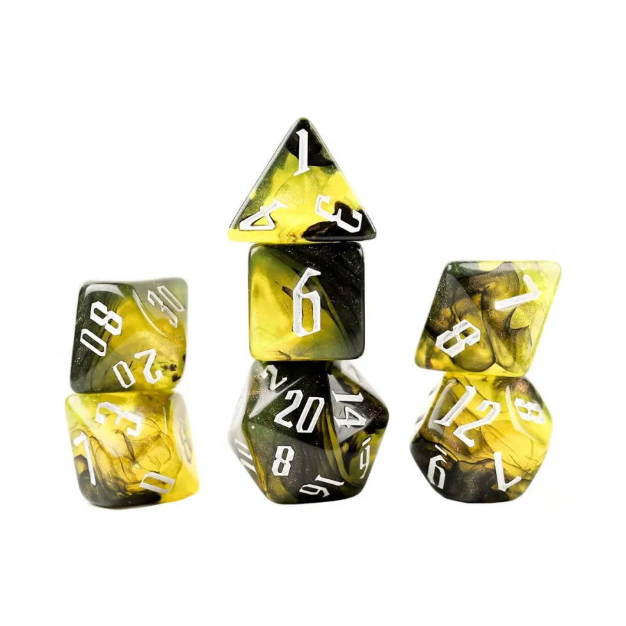 

Поли-набор — Ядовитая туманность (8), RPG Dice Sets