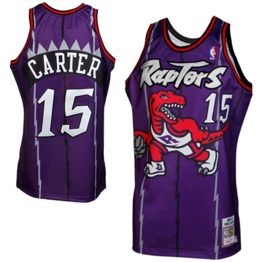 

Джерси Mitchell & Ness Toronto Raptors, фиолетовый