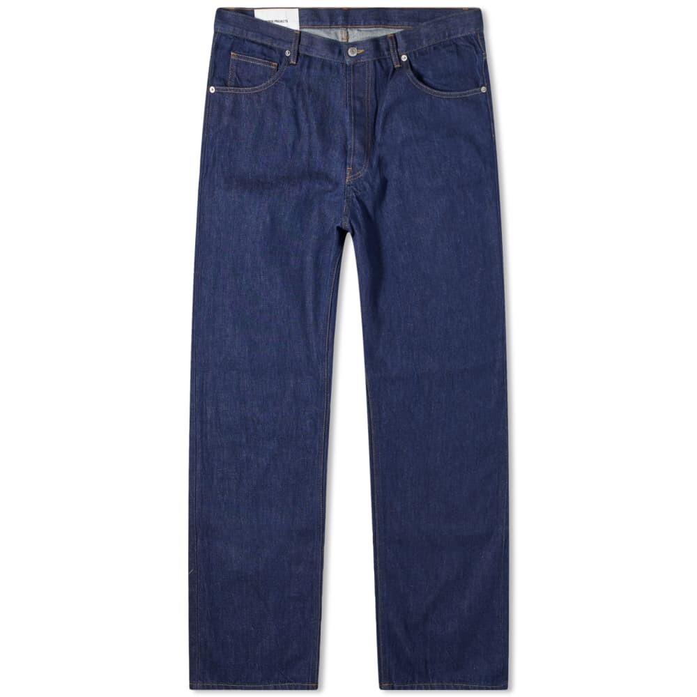 

Свободные джинсовые джинсы Norse Projects, индиго
