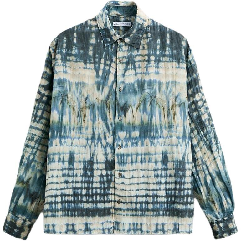 

Рубашка мужская многоцветная Zara, цвет Multicolor