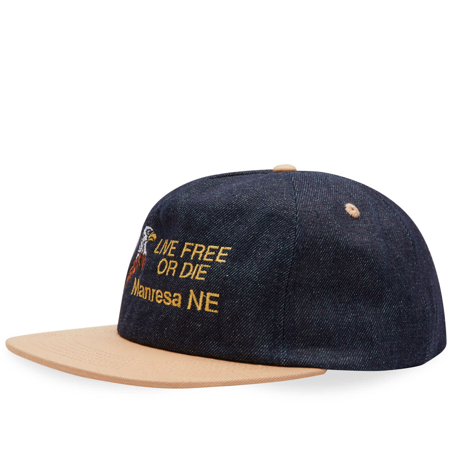 

Бейсболка Manresa Denim Free 6 Panel, синий