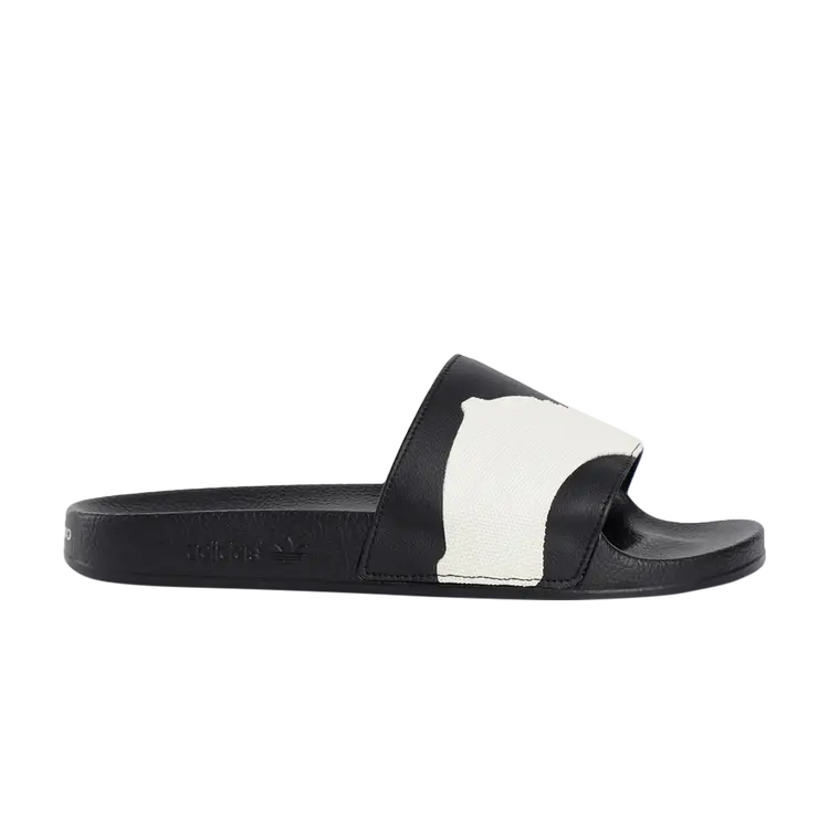 

Кроссовки Adidas Y-3 Adilette Slide 'Black White', черный