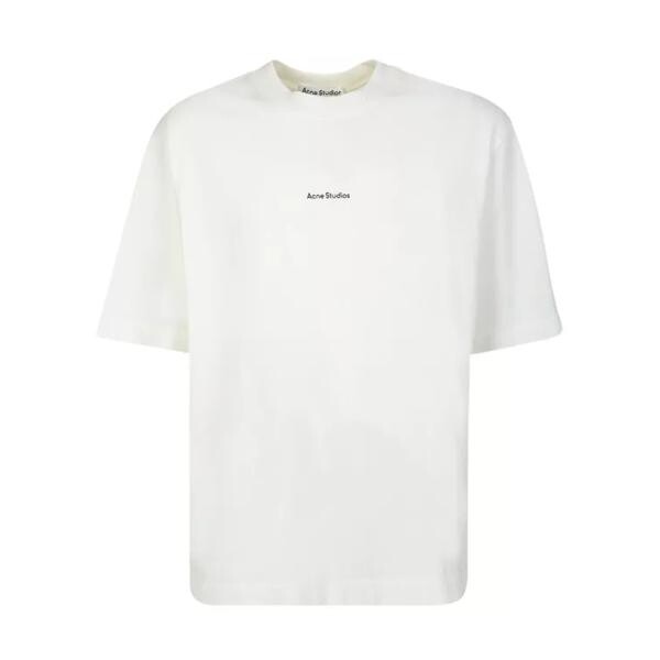 

Футболка printed cotton t-shirt Acne Studios, белый