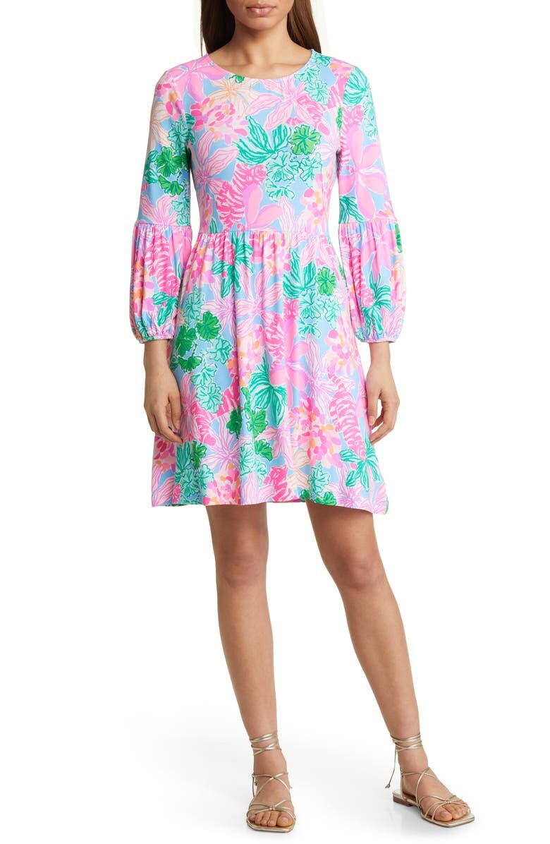 

Платье с пышной юбкой Auralia с цветочным принтом LILLY PULITZER