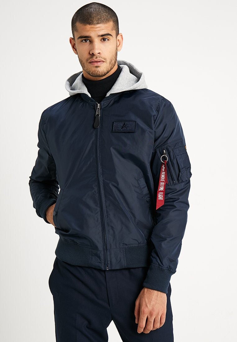 

Куртка-бомбер Alpha Industries, темно-синий