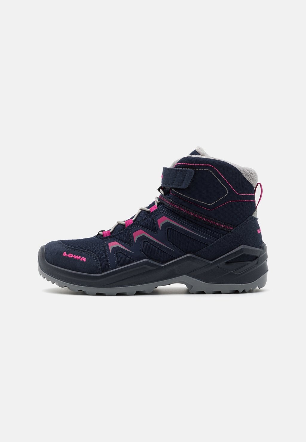 

Зимние ботинки Maddox Warm Gtx Mid Unisex Lowa, цвет navy/pink