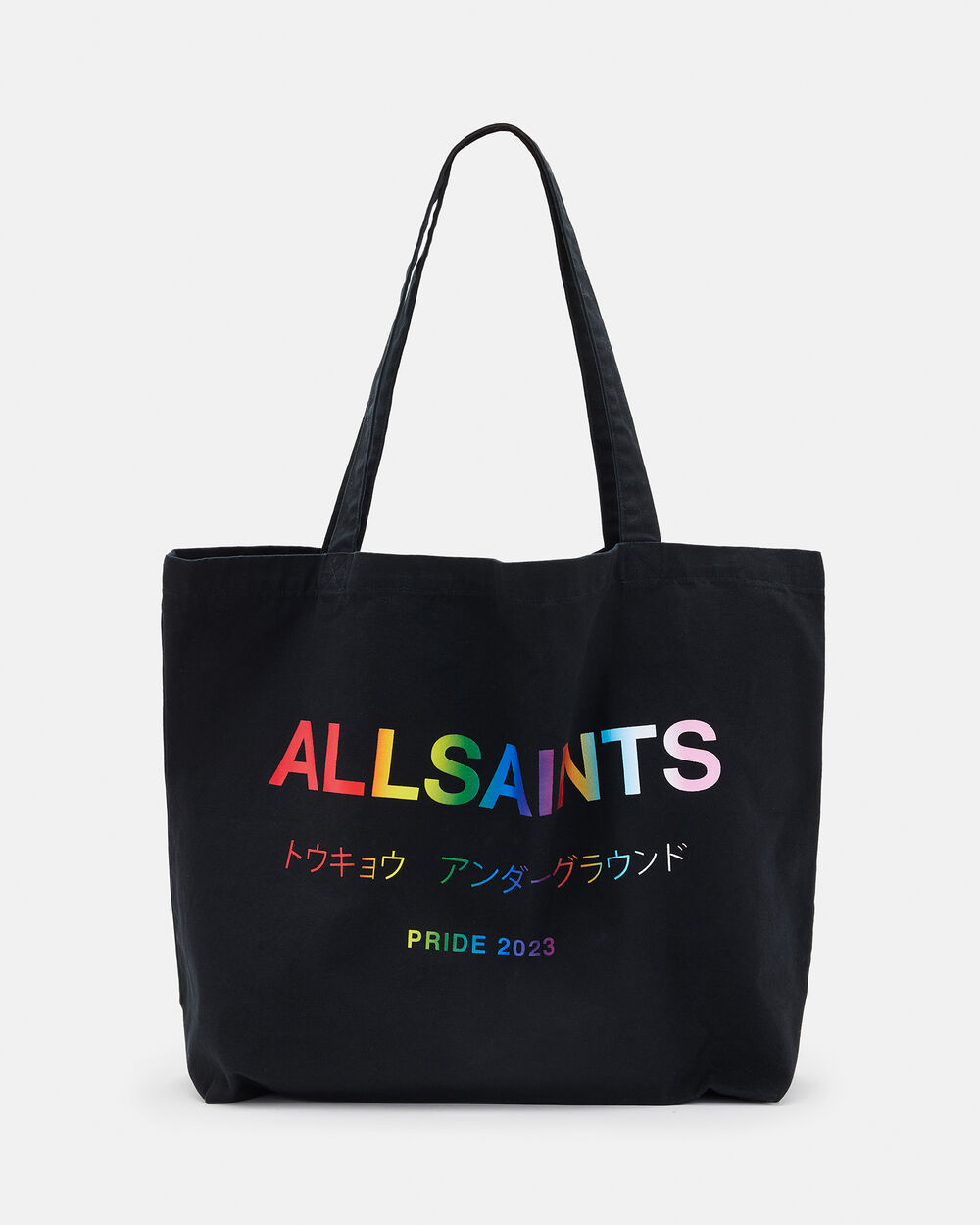 Благотворительная большая сумка Underground Pride AllSaints, черный/мульти