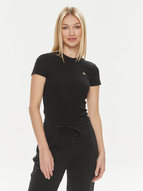 

Футболка стандартного кроя Lacoste, черный