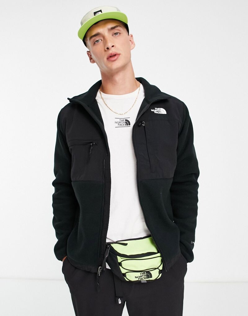 

The North Face - Денали - Флис поляртек черного цвета с молнией