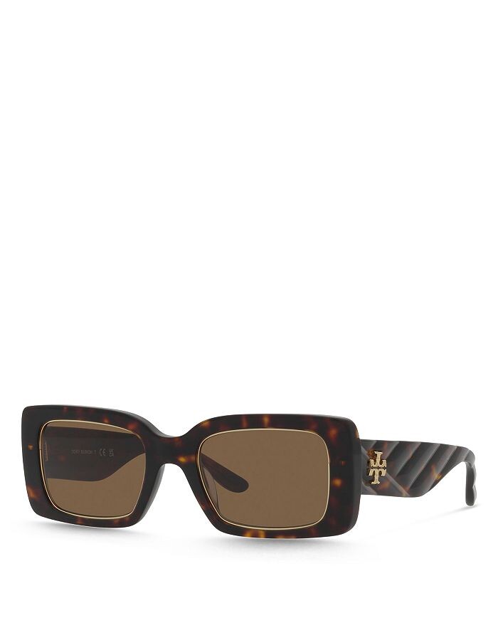 

Прямоугольные солнцезащитные очки, 51 мм Tory Burch