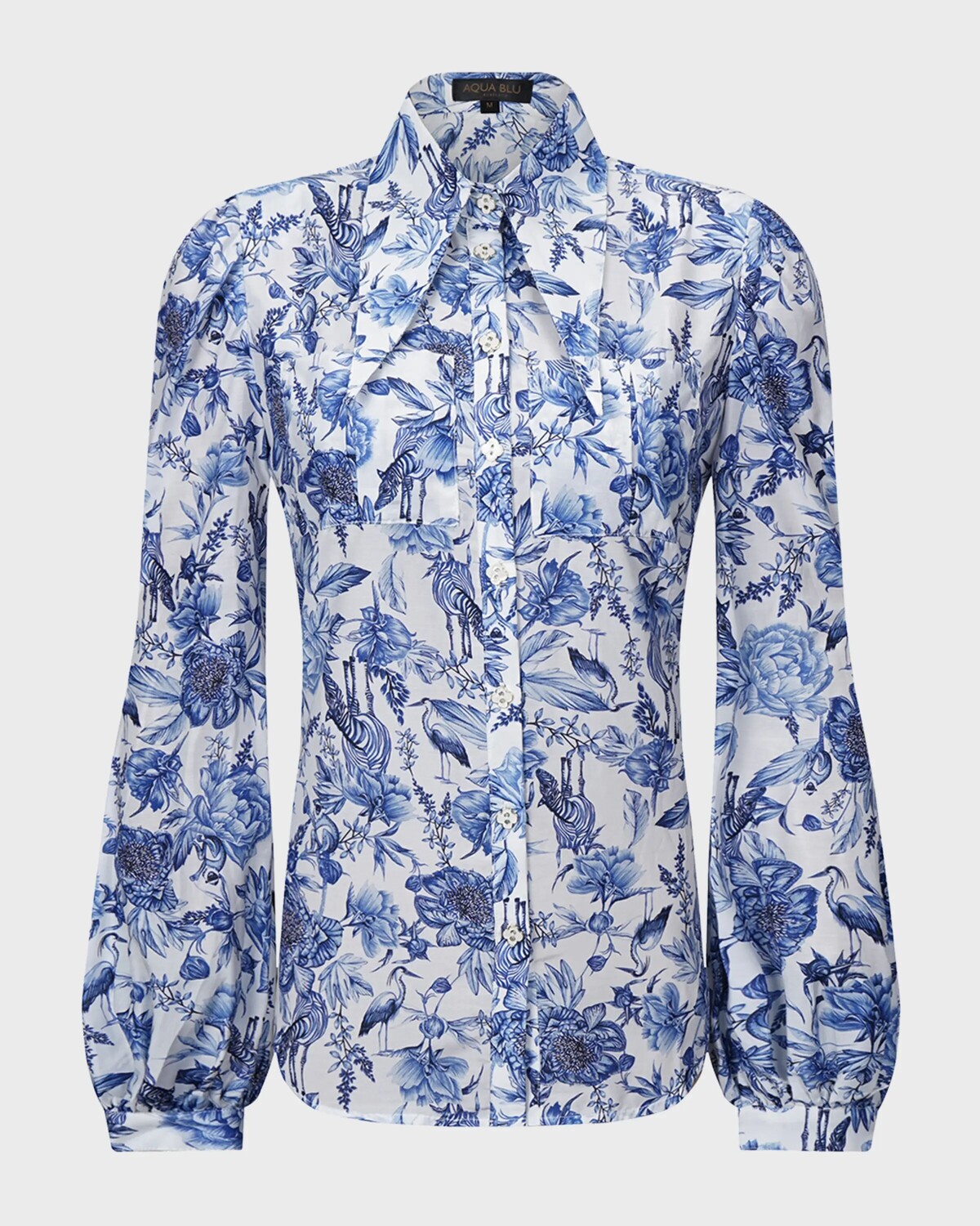 

Блуза на пуговицах Azalea Sophia Aqua Blu Australia, цвет Azalea