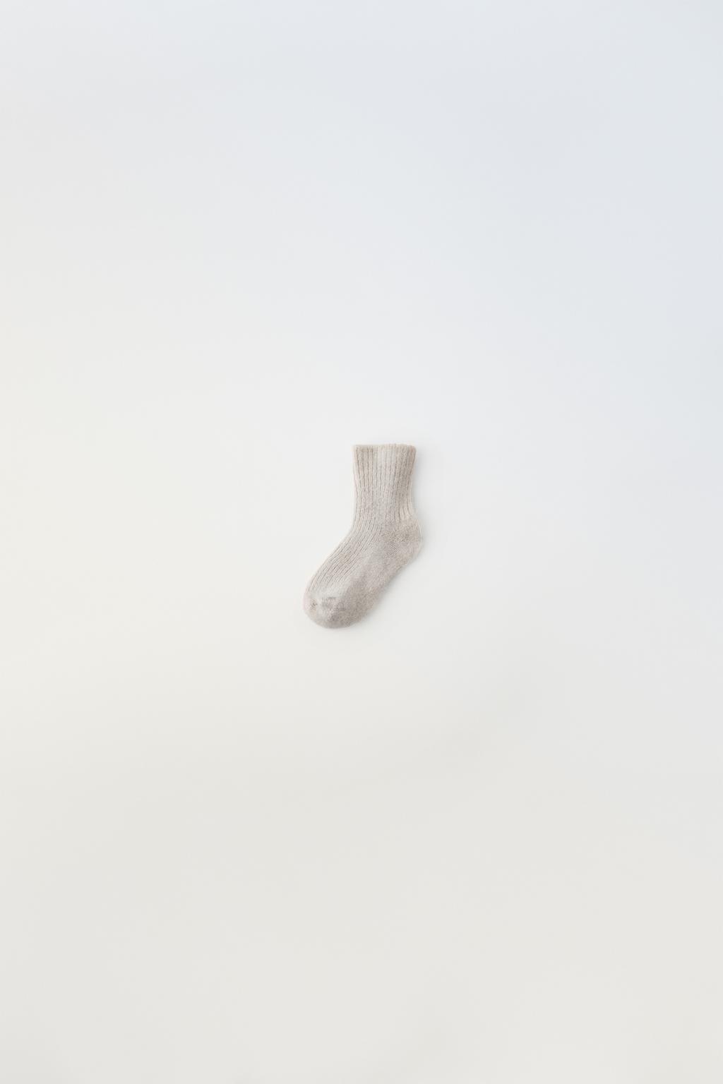 Носки из кашемира ZARA, лед