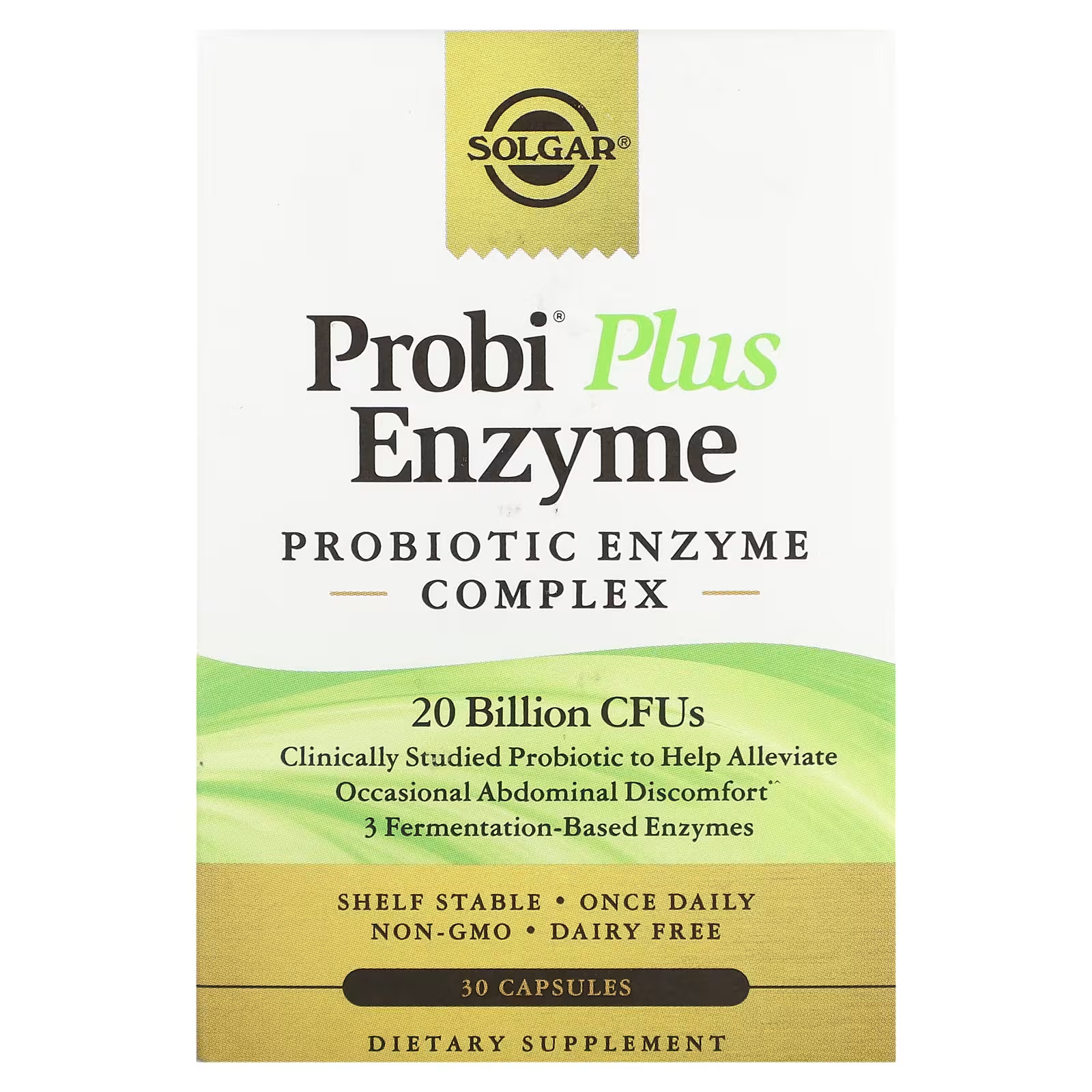 Пробиотический ферментный комплекс Solgar Probi Plus Enzyme, 30 капсул пробиотический комплекс l reuteri plus swanson 30 капсул 4 упаковки
