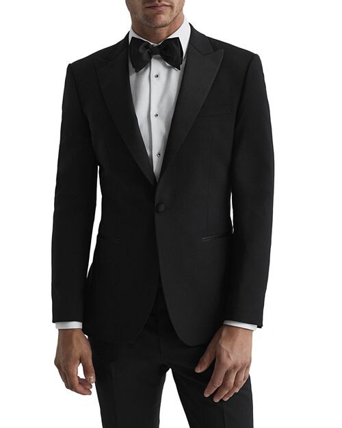 

Блейзер с лацканами Poker Peak REISS, цвет Black