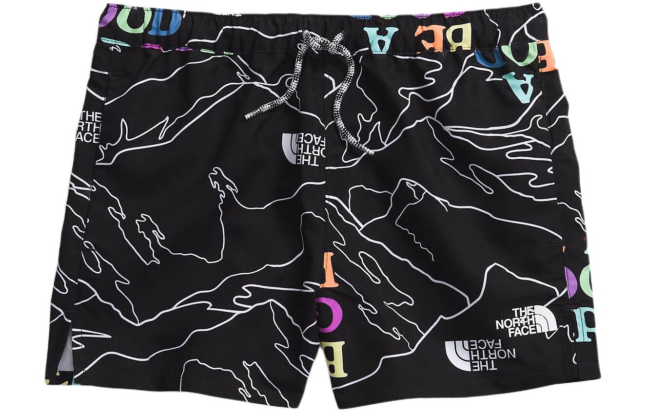 

Дети Шорты The North Face, цвет Printed all over black