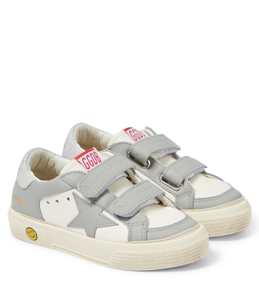 

Кожаные кроссовки may school Golden Goose Kids, мультиколор