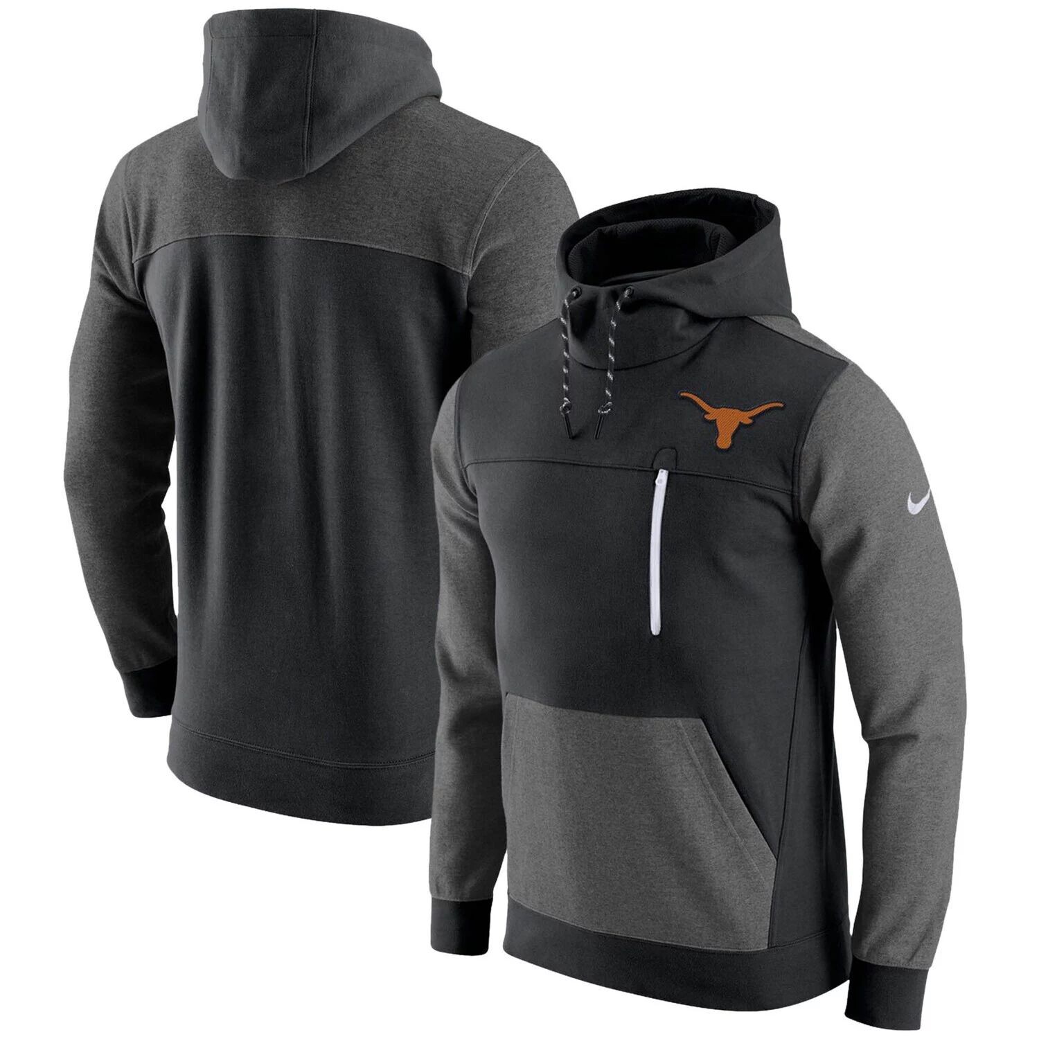 

Мужской черный пуловер с капюшоном Texas Longhorns AV-15 2.0 Nike