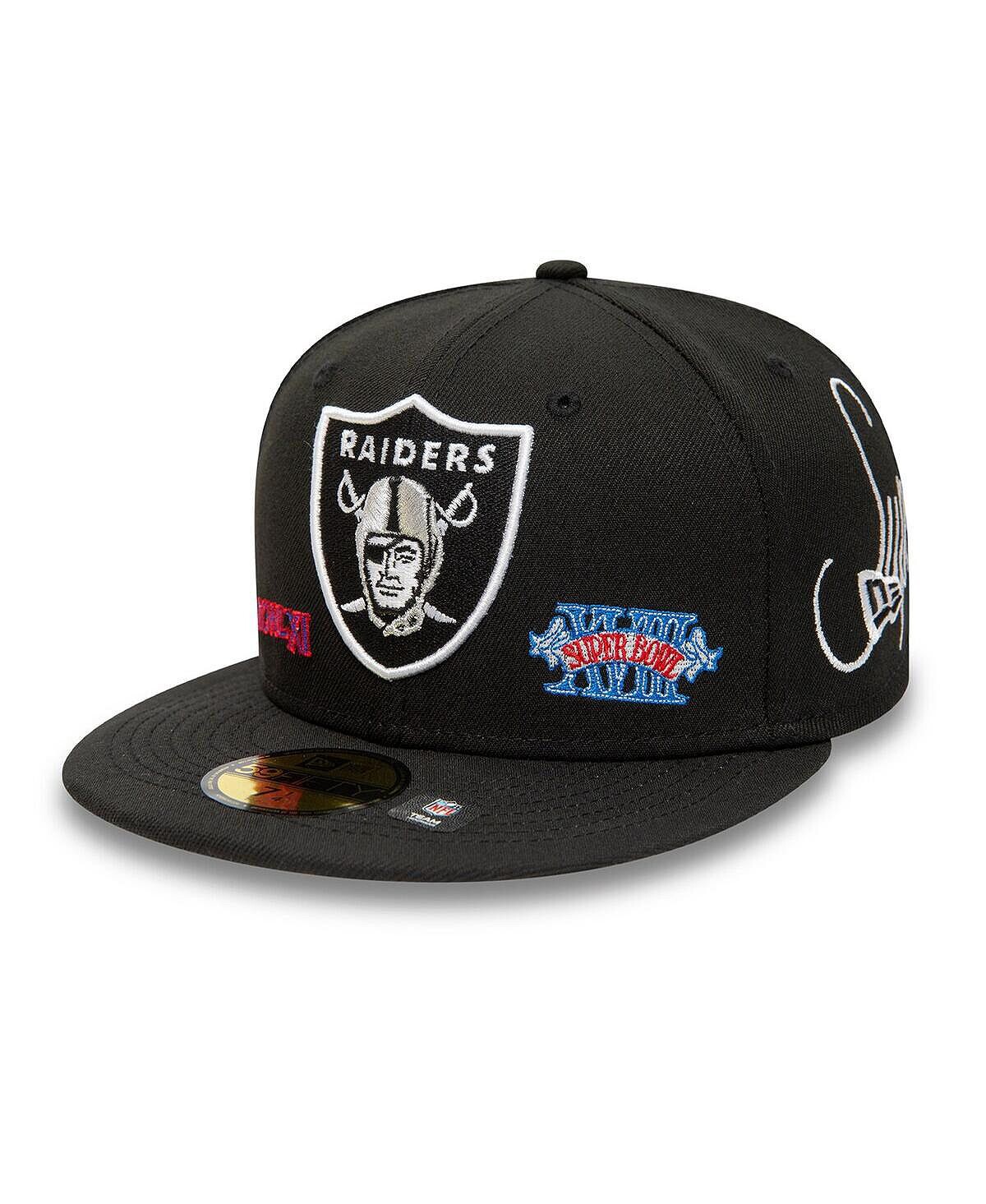 

Мужская черная приталенная кепка Las Vegas Raiders Historic Champs 59FIFTY New Era