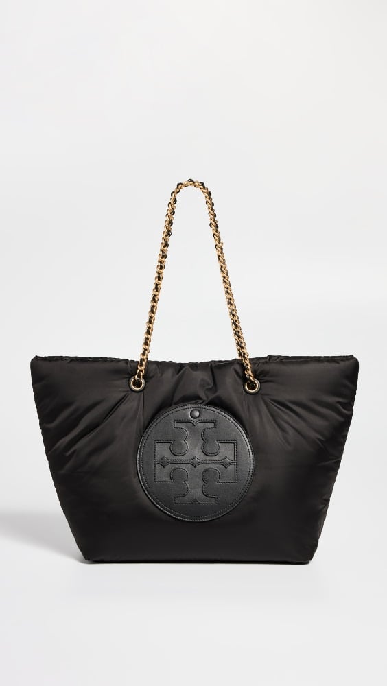 

Сумка-тоут Tory Burch Ella Puffy Chain, черный