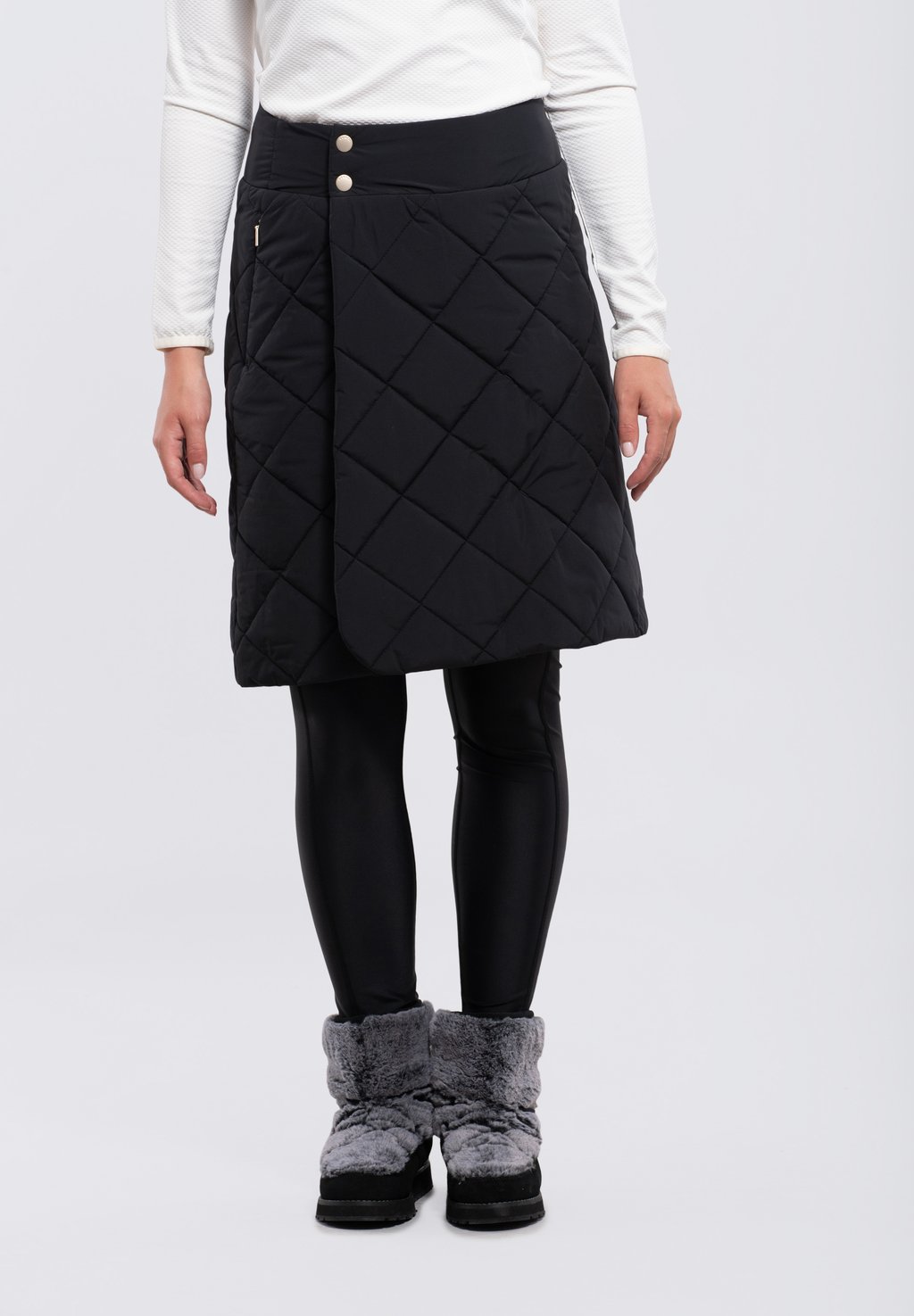 Спортивная юбка Luhta, черный юбка luhta светлая 48 размер