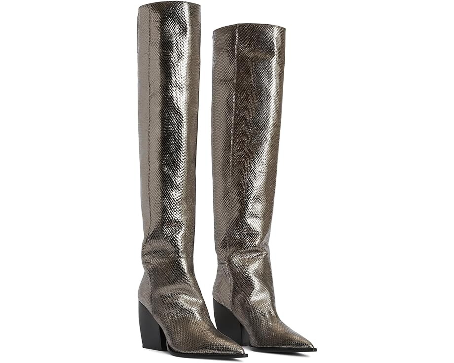 

Ботинки AllSaints Reina Snake, цвет Gunmetal Grey