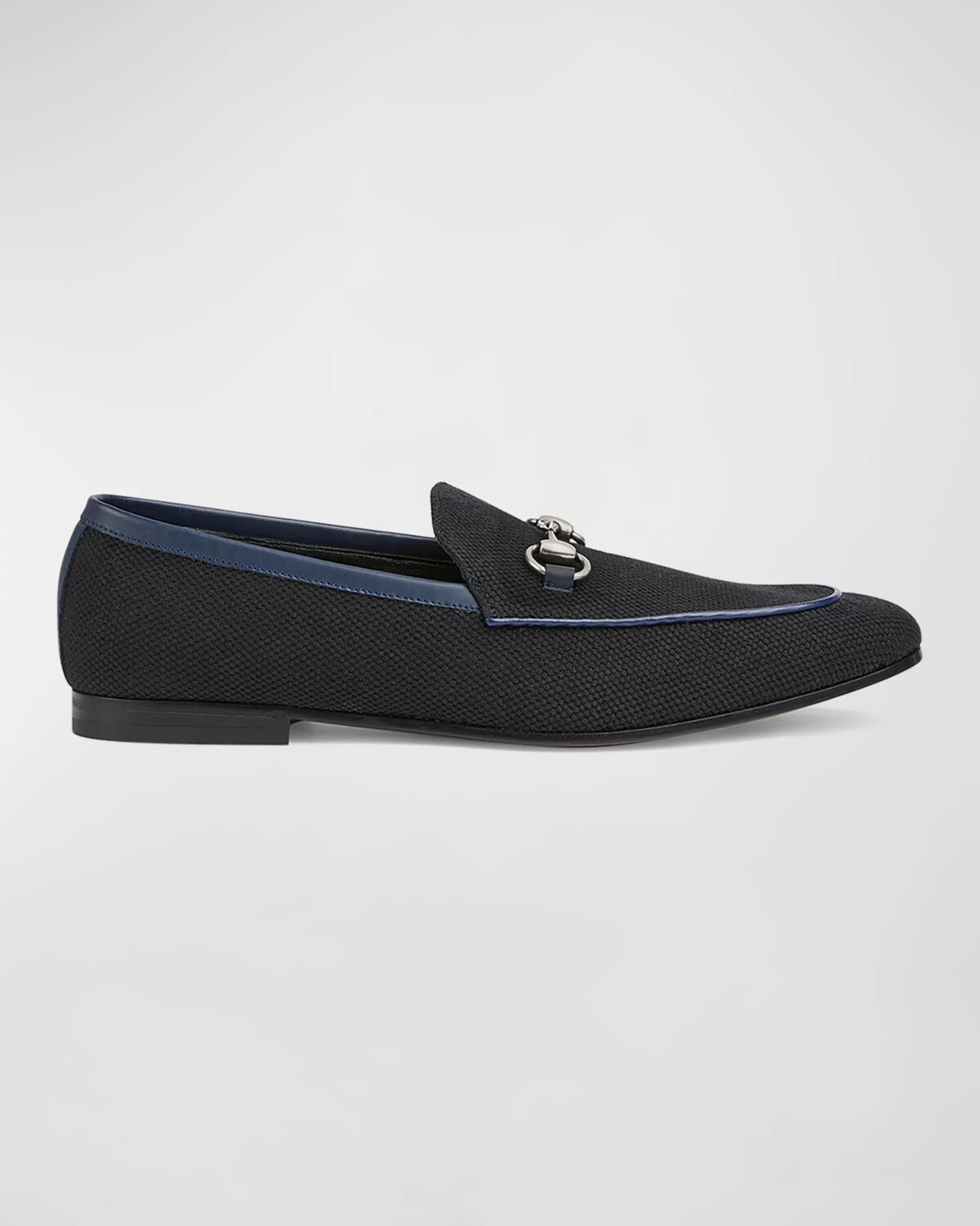 

Мужские парусиновые лоферы New Jordaan Gucci, цвет Black