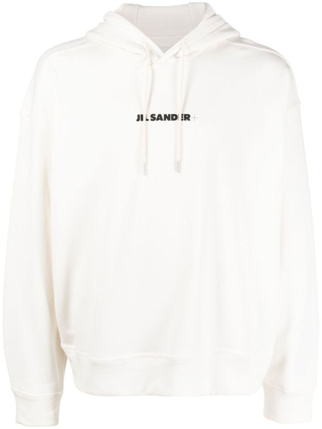 

Худи с кулиской и логотипом Jil Sander, белый