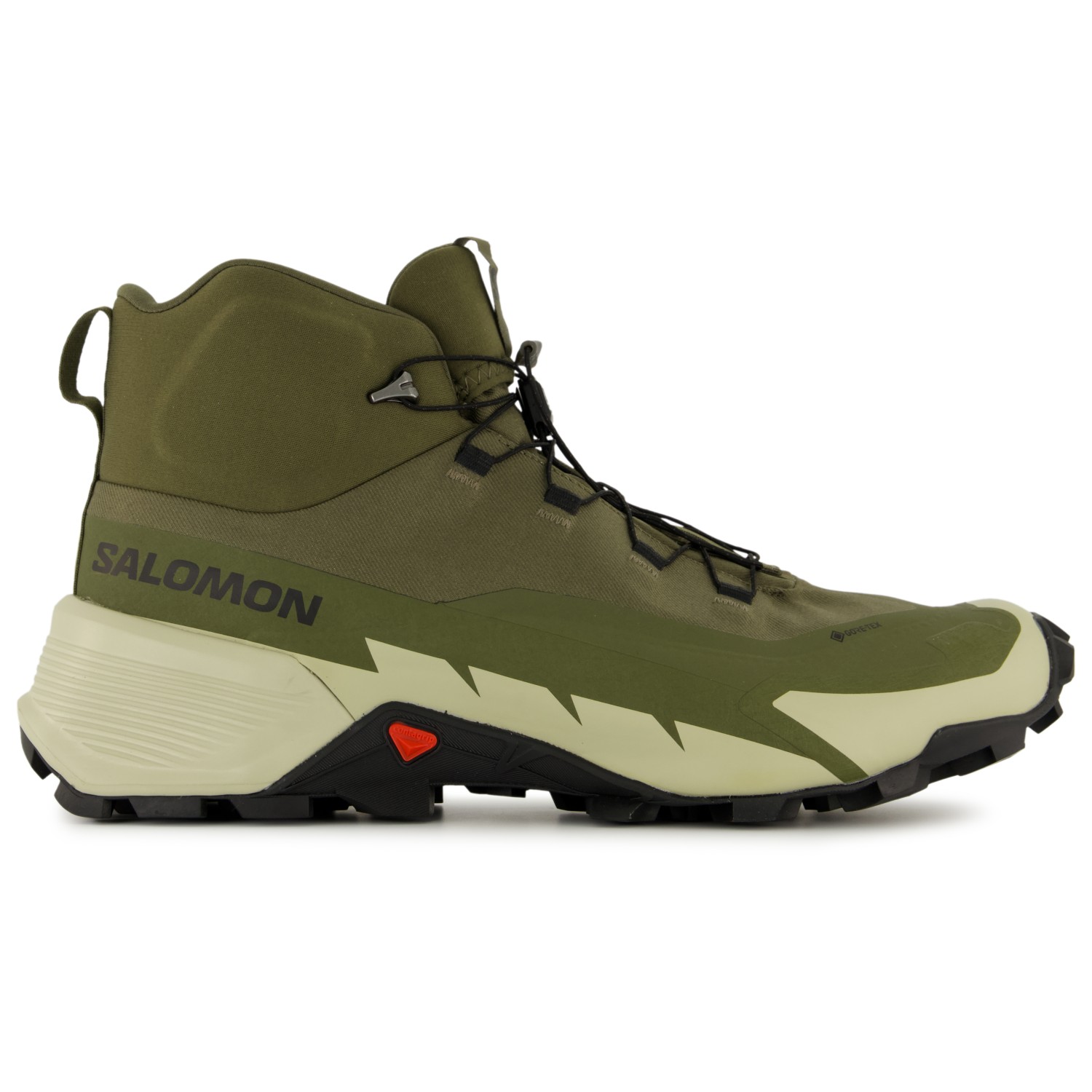 цена Ботинки для прогулки Salomon Cross Hike Mid GTX 2, цвет Olive Night/Moss Gray/Black