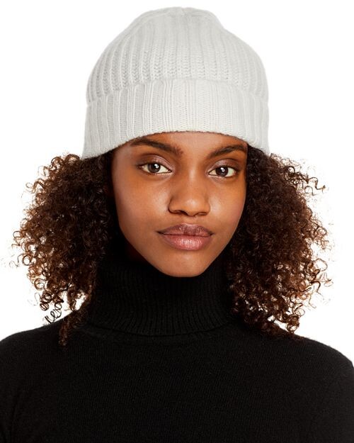 

Кашемировая шляпа C by Bloomingdale's с ребристыми манжетами C by Bloomingdale's Cashmere, цвет Ivory/Cream