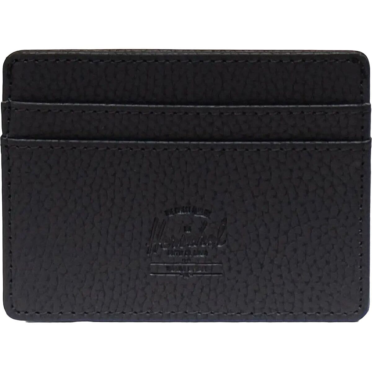 Кожаный rfid-кошелек charlie vegan Herschel Supply, черный цена и фото
