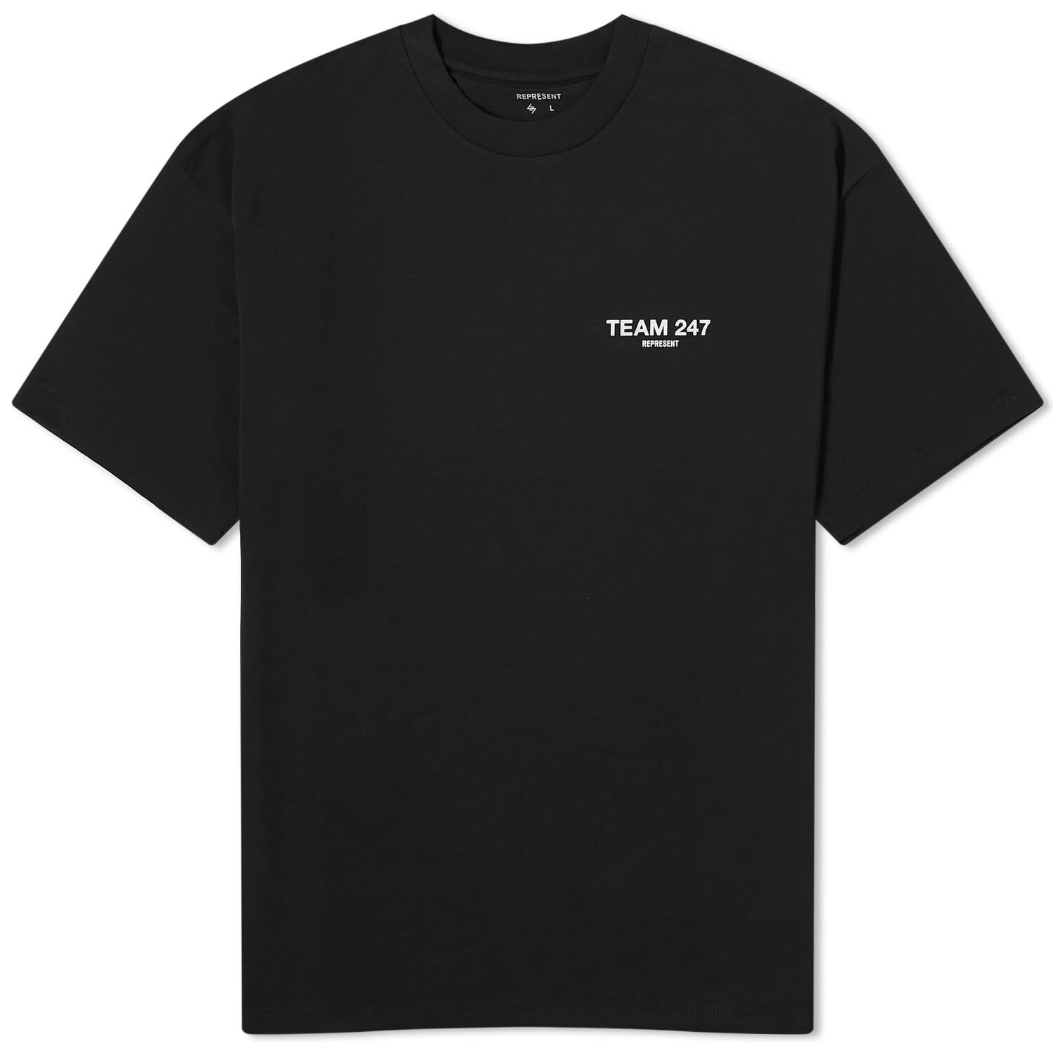 

Футболка Represent Team 247 Oversized, цвет Jet Black