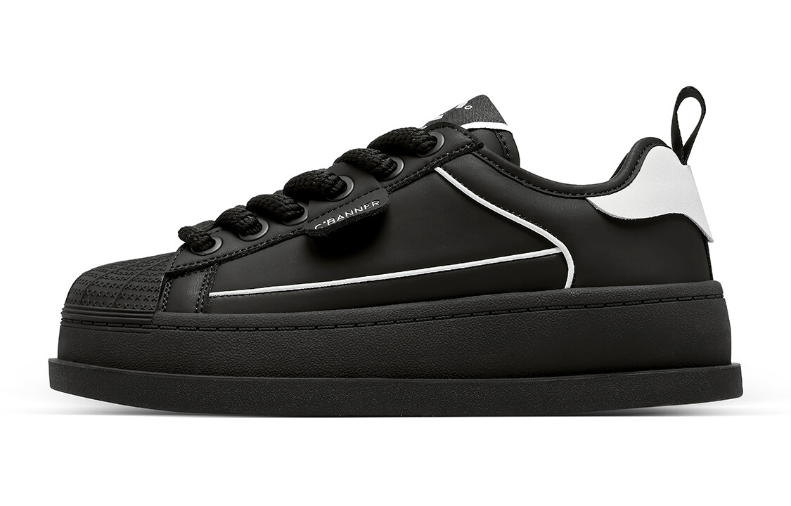 

Кроссовки C°BANNER Skateboarding Shoes Women's Low-top Black, черный